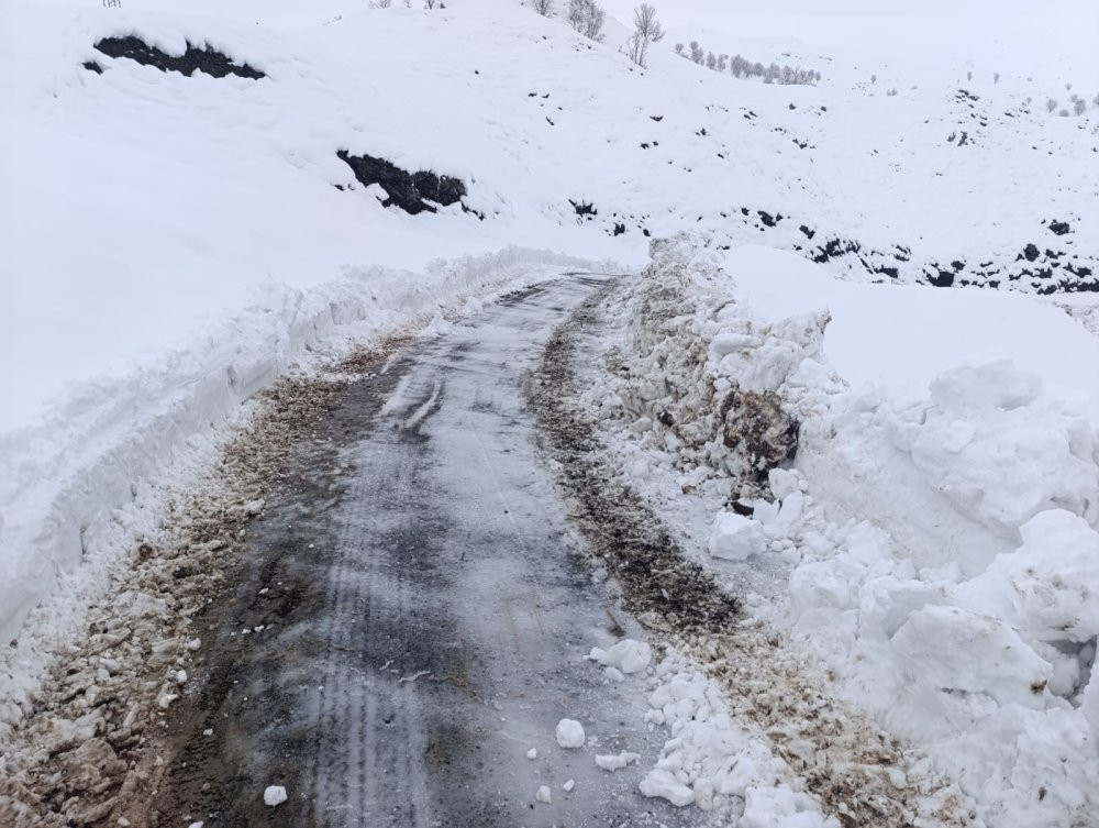 Kardan kapanan 69 mahallenin yolu açıldı