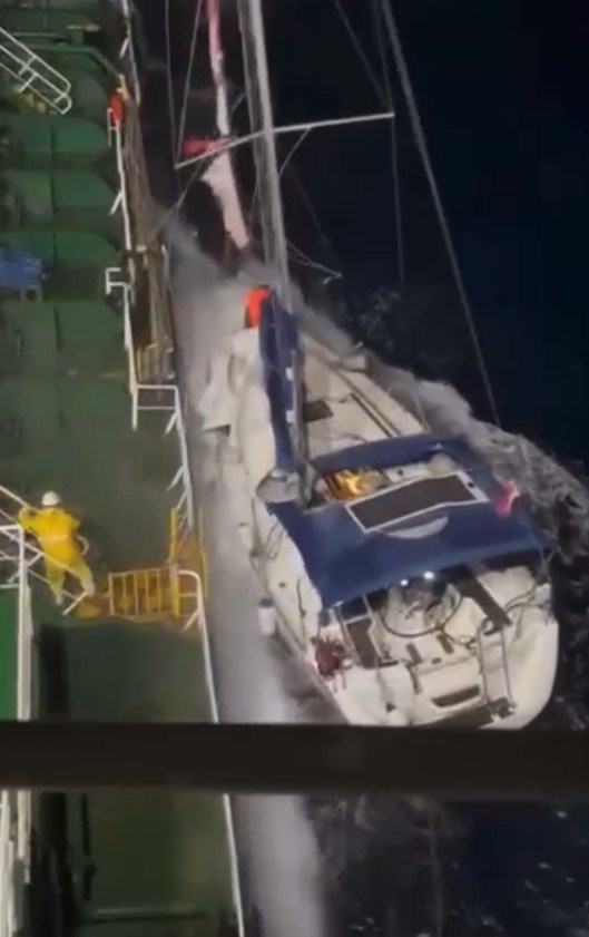 Lüks yatta can pazarı! Kahraman kaptan 2 hayat kurtardı