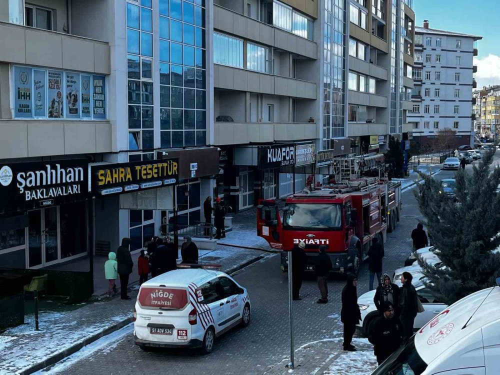 Niğde’de evde çıkan yangın büyümeden söndürüldü