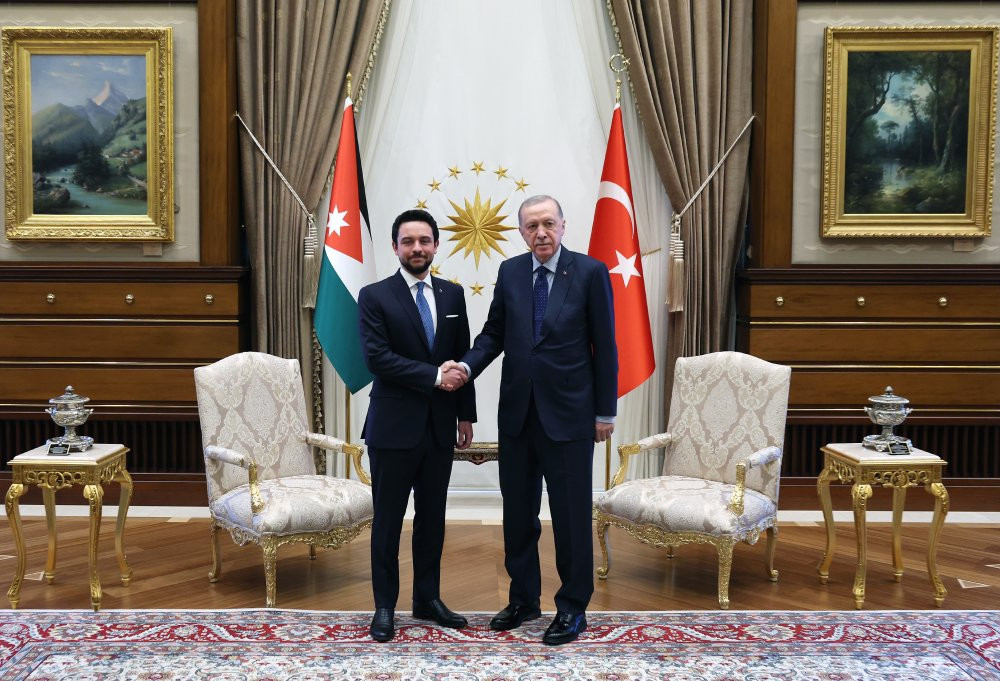Cumhurbaşkanı Erdoğan Ürdün Veliaht Prensi Hüseyin'i kabul etti