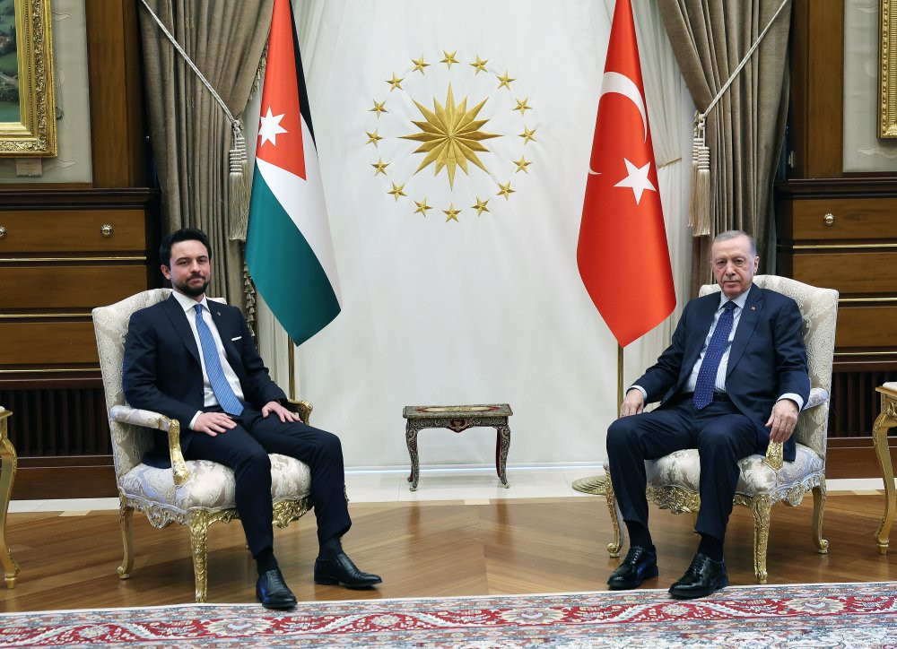 Cumhurbaşkanı Erdoğan Ürdün Veliaht Prensi Hüseyin'i kabul etti