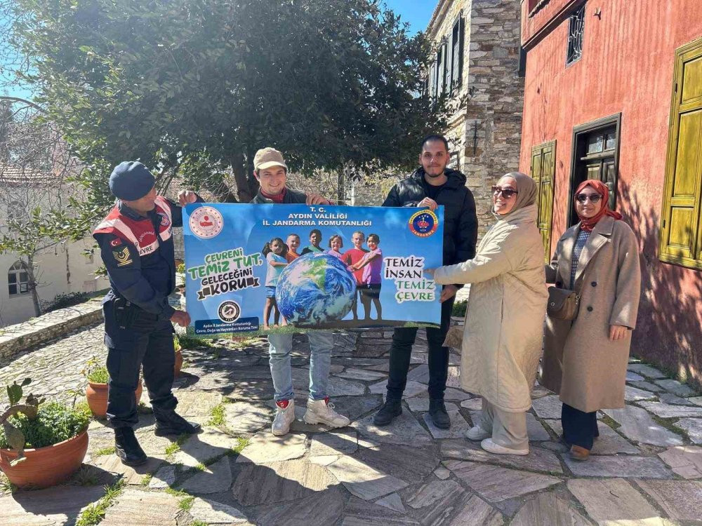 Turistlere ’çevre koruma’ farkındalığı