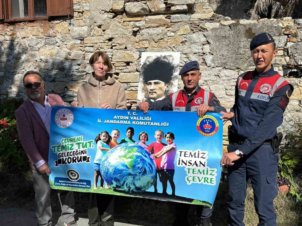 Turistlere ’çevre koruma’ farkındalığı