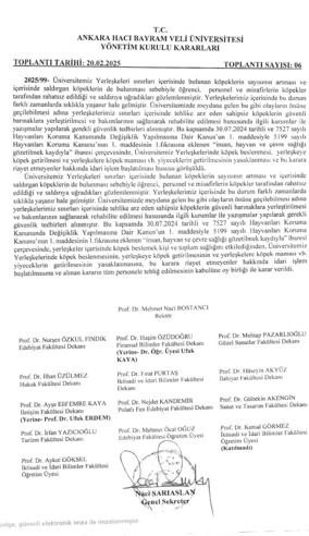 Ankara- Hacı Bayram Veli Üniversitesi'nde köpek beslemek yasaklandı /Video eklendi