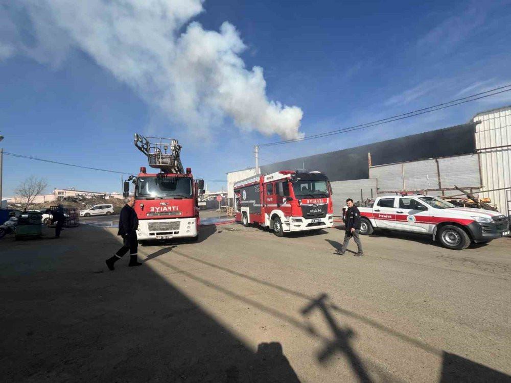 Tekirdağ’da deneme testinde yangın çıktı