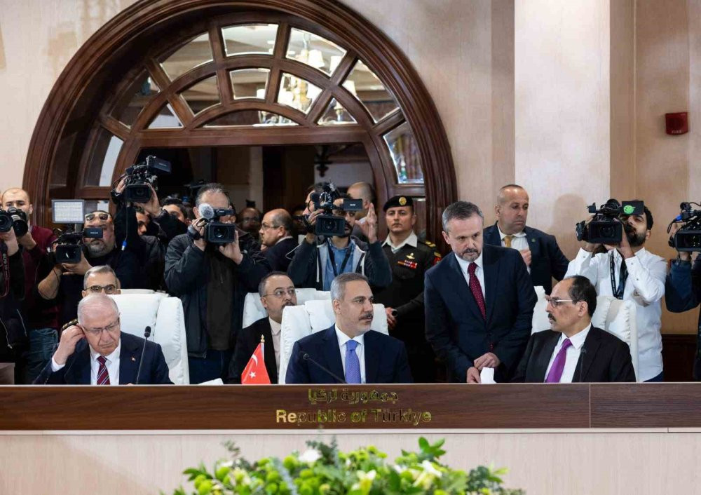 Fidan, Güler ve Kalın Ürdün’de kritik toplantıda