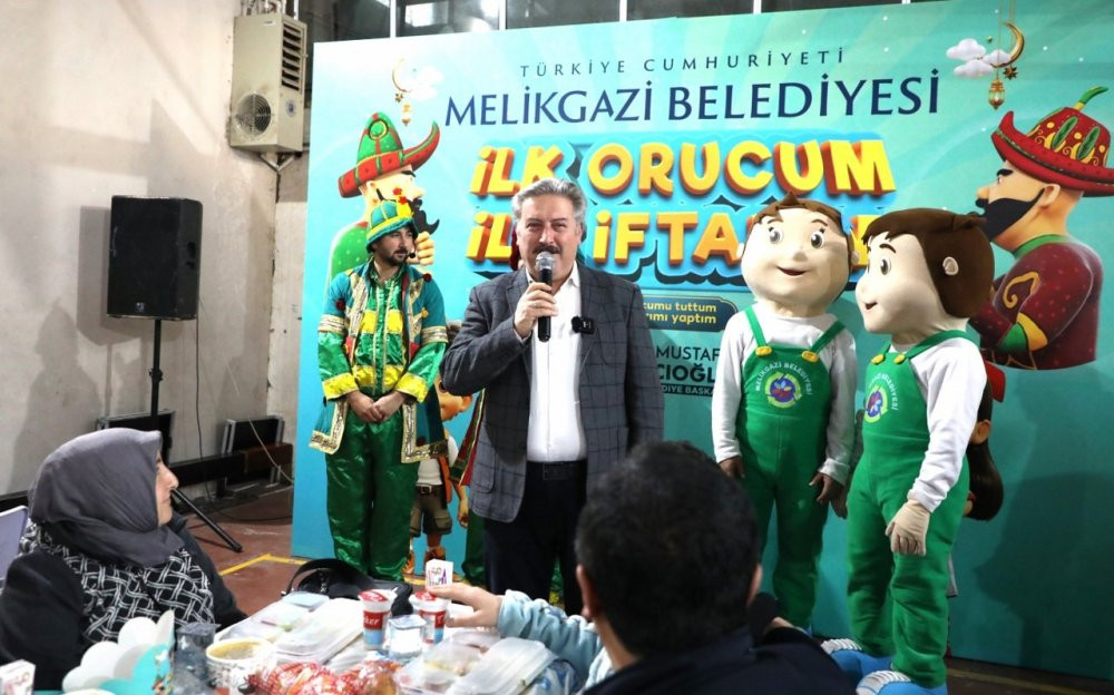 Melikgazi’de çocuklar ilk oruç, ilk iftar heyecanı yaşadı