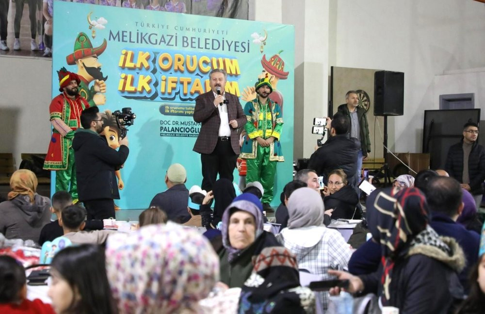 Melikgazi’de çocuklar ilk oruç, ilk iftar heyecanı yaşadı
