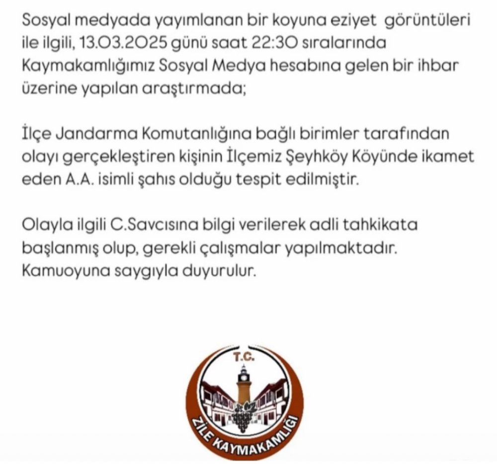 Hayvana eziyet ediyordu! Soruşturma başlatıldı