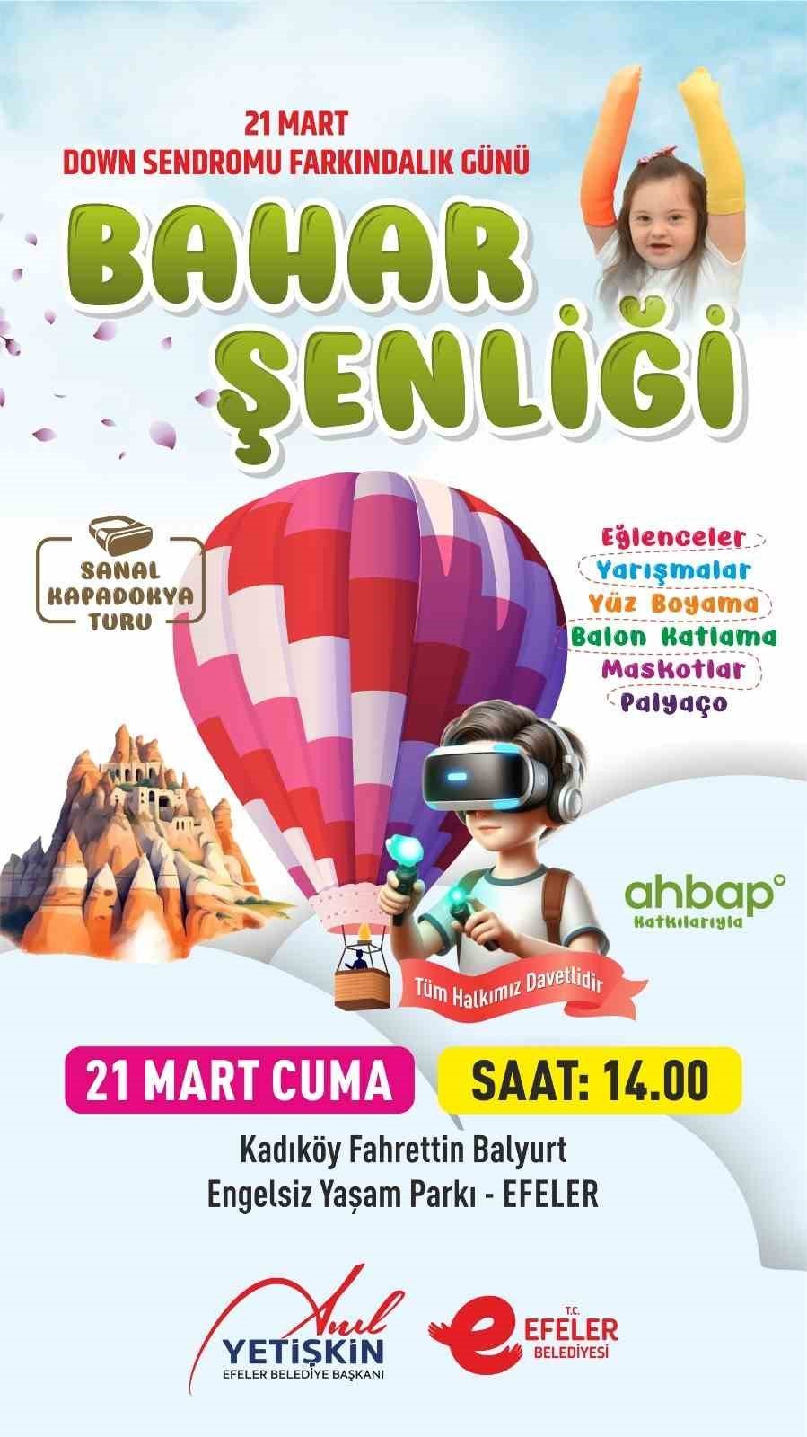 Özel bireyler için bahar şenliği