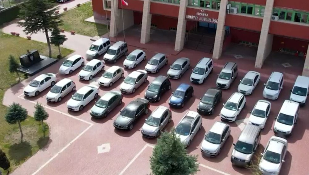 Isparta'da 'change araç' operasyonu! 14 milyon liralık vurgun