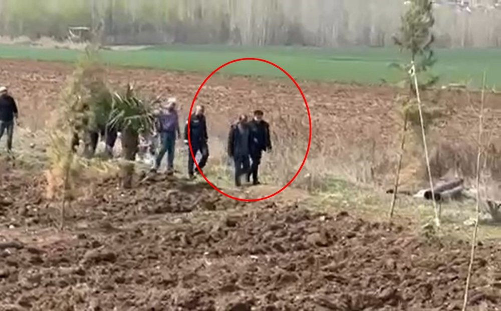Sit alanını araziyi işgale kalkıştı! Başına silah dayayıp direndi