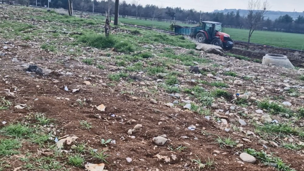 Sit alanını araziyi işgale kalkıştı! Başına silah dayayıp direndi