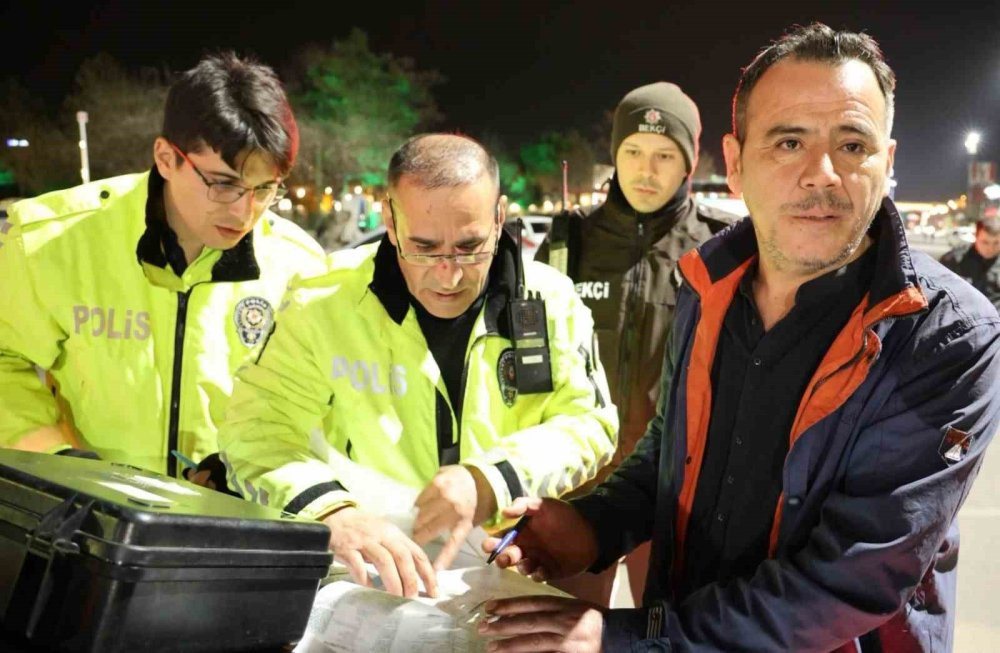 Aksaray’da ‘dur’ ihtarına uymadı! Yakanınca da tepki gösterdi