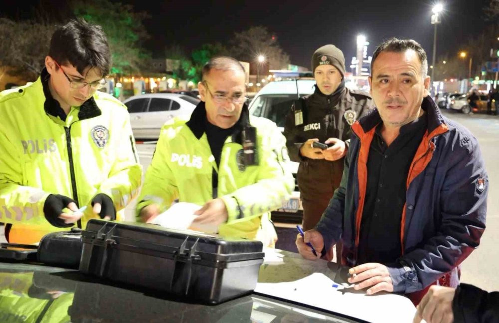 Aksaray’da ‘dur’ ihtarına uymadı! Yakanınca da tepki gösterdi