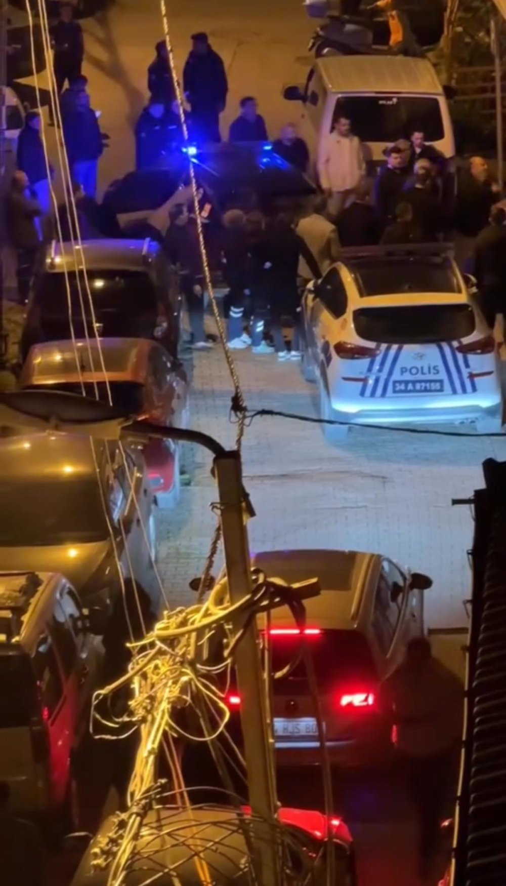 Kağıthane’de komşular arasında park yeri kavgası kameraya yansıdı