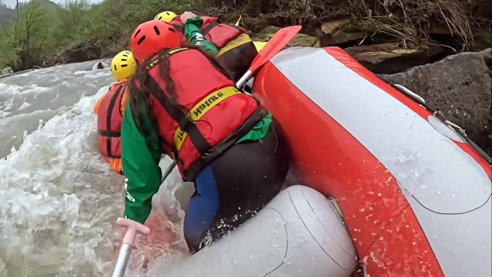 Düzce’de adrenalin ve korku bir arada