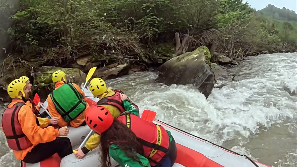 Düzce’de adrenalin ve korku bir arada