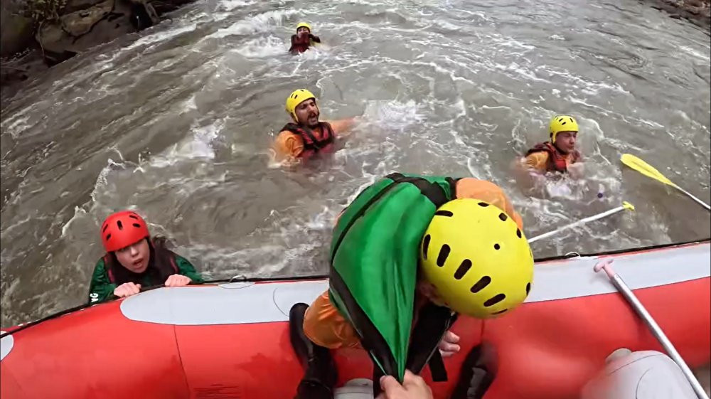 Düzce’de adrenalin ve korku bir arada