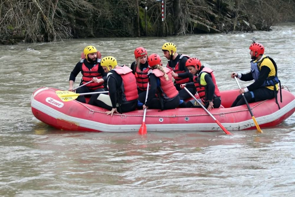 Düzce’de adrenalin ve korku bir arada