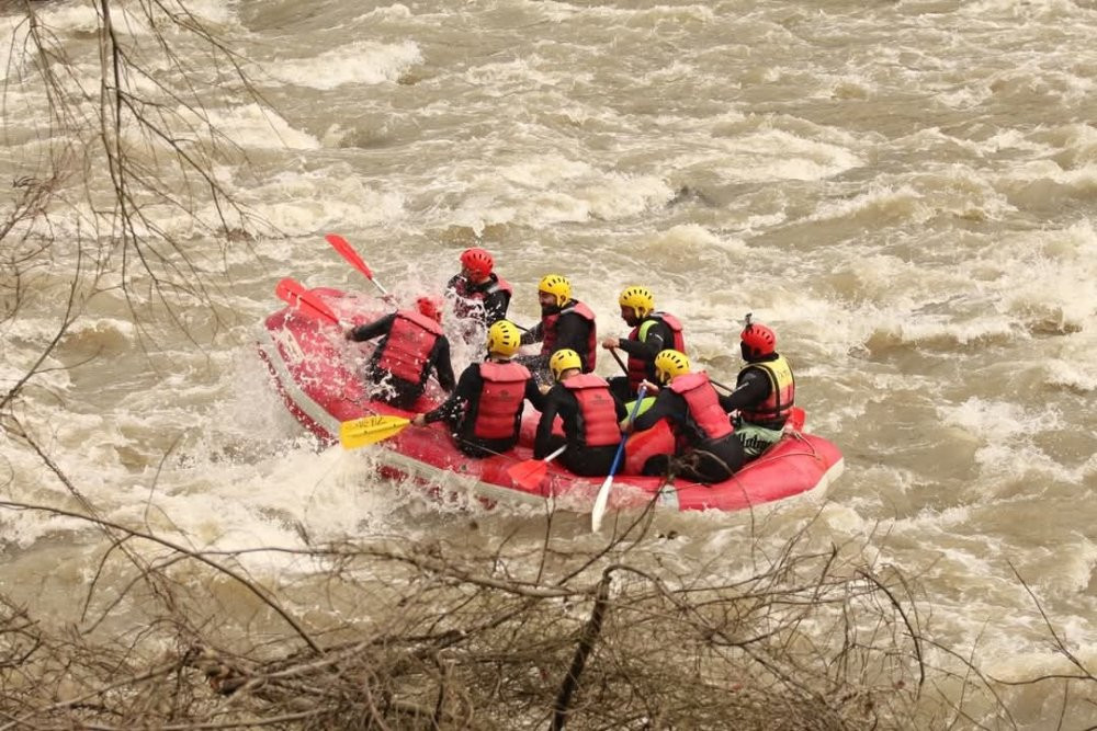 Düzce’de adrenalin ve korku bir arada