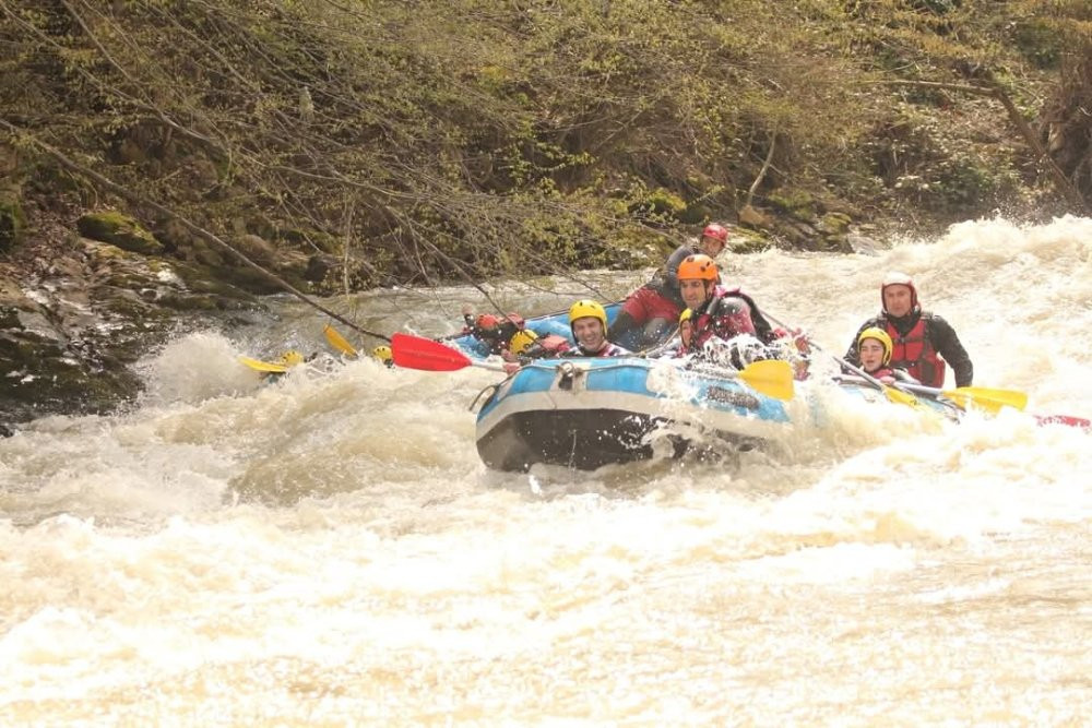 Düzce’de adrenalin ve korku bir arada