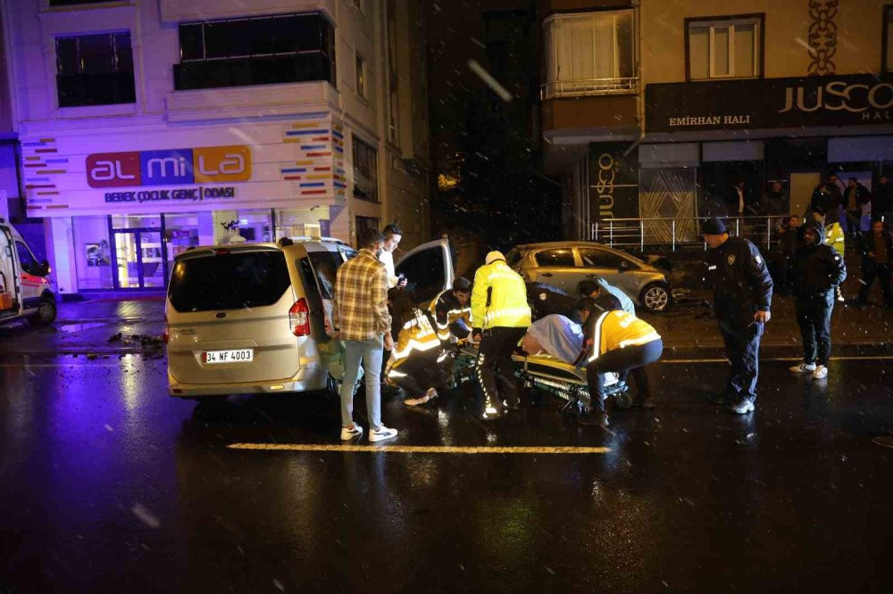 Su birikintisi felakete yol açtı! 1 kadın yaralandı