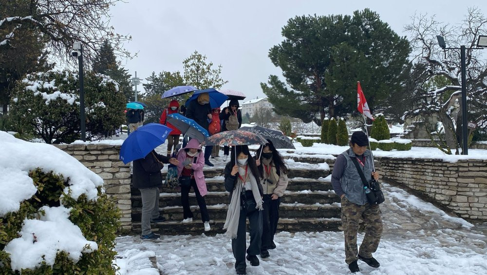 Safranbolu beyaza büründü