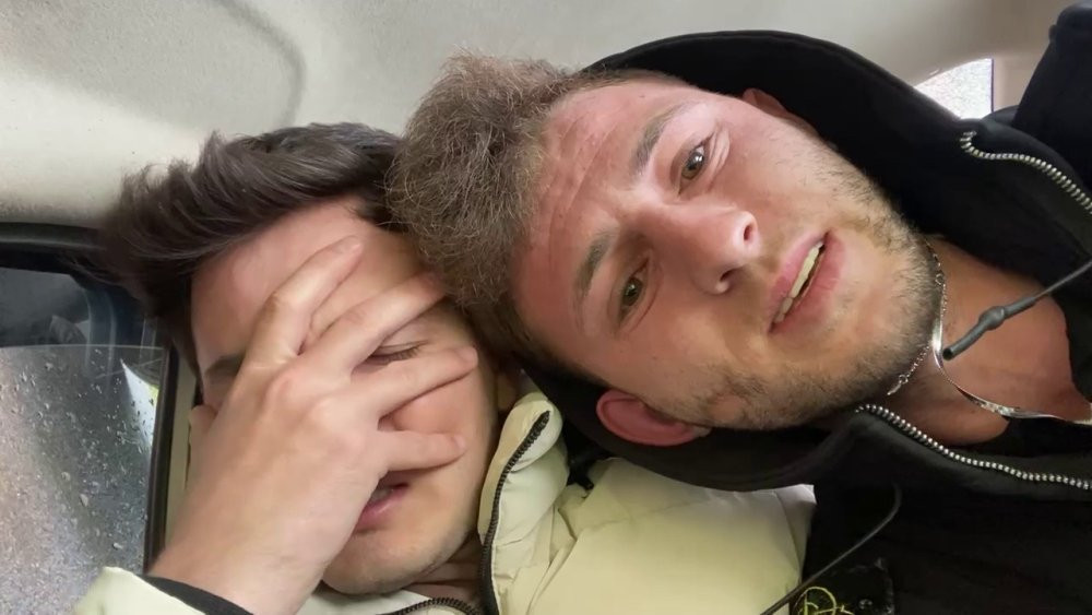 Dramatik Kayıt: Kaza sonrası araç içerisinde kendilerini böyle görüntülediler