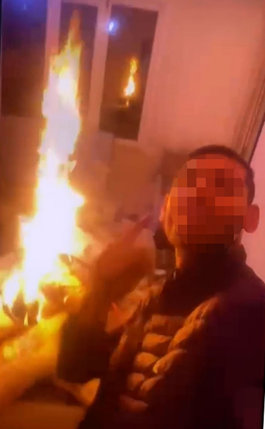 Antalya'da canlı yayında dehşet: Evi yaktı, saniye saniye paylaştı