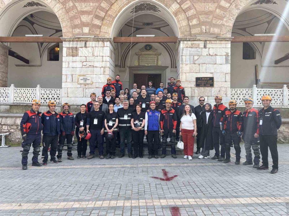 Bursa’da kültürel miras için afet tatbikatı