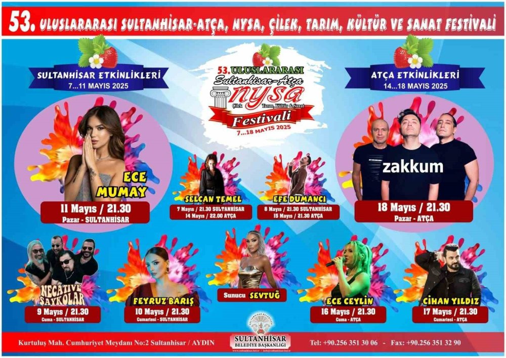 Aydın'da festival hazırlıkları