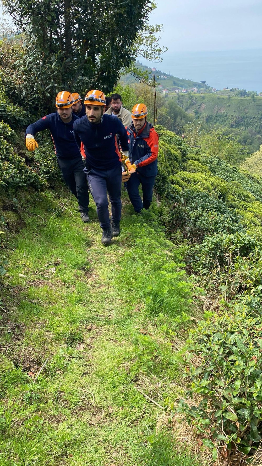 Rize’de çiftçinin acı sonu: Halata dolanarak öldü
