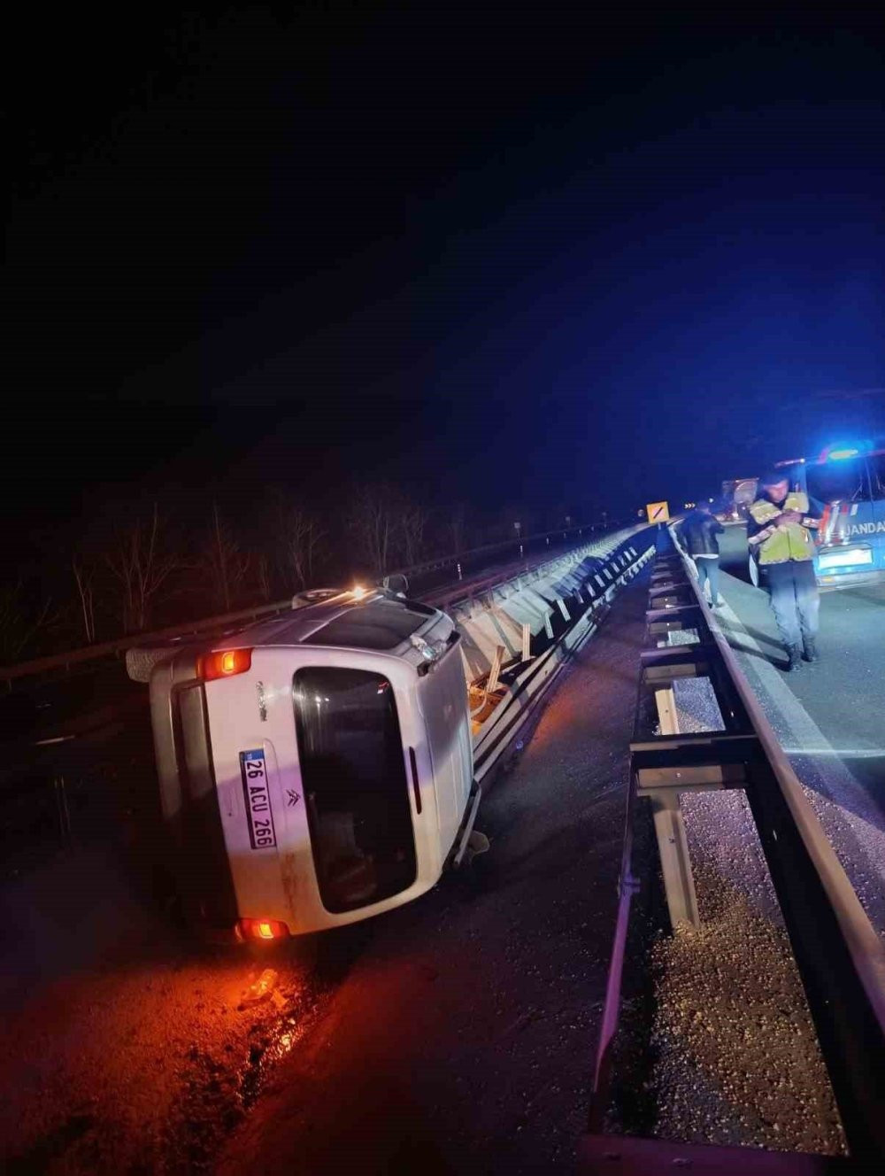 Bilecik’te trafik kazası! 1 kişi yaralandı