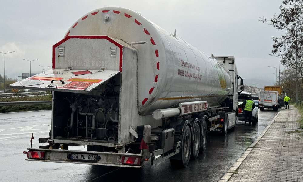Ordu’da LNG tankerinde gaz sızıntısı alarmı: Yol trafiğe kapandı!