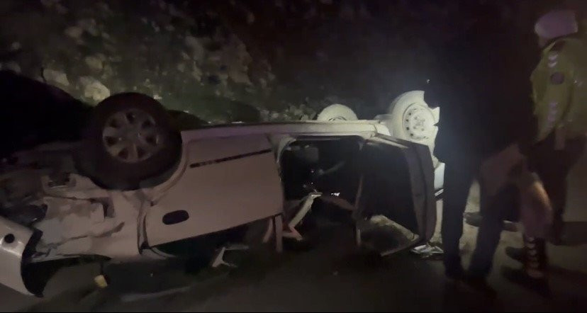Takla atan otomobilde can pazarı! Çorum’da feci kaza