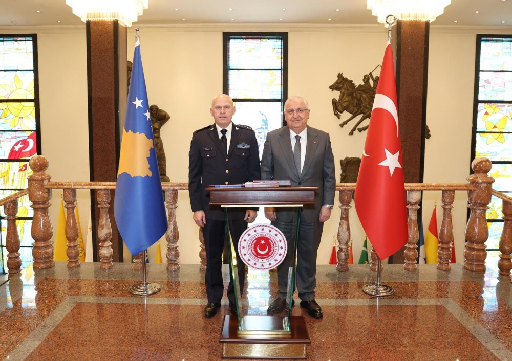 Güler, Kosova Genelkurmay Başkanı Jashari’yi kabul etti