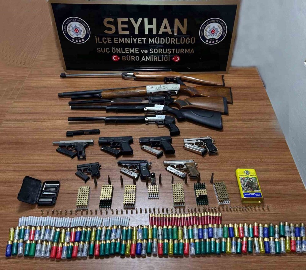 Adana'da gözaltına alınan şahsın ifadesi pes dedirtti! Ev değil cephanelik...