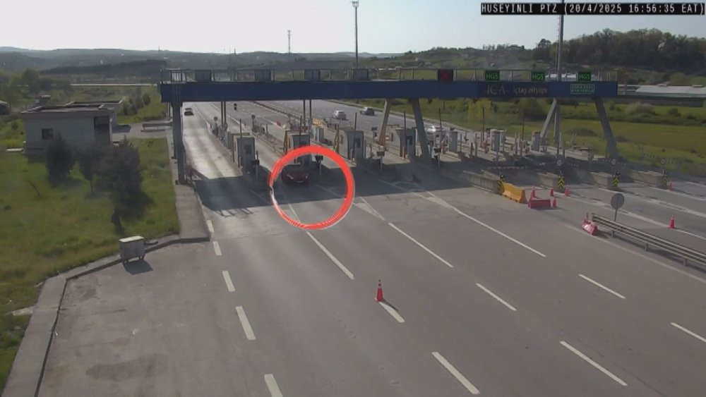 Gişelerde hız rekoru kıran sürücü yakalandı