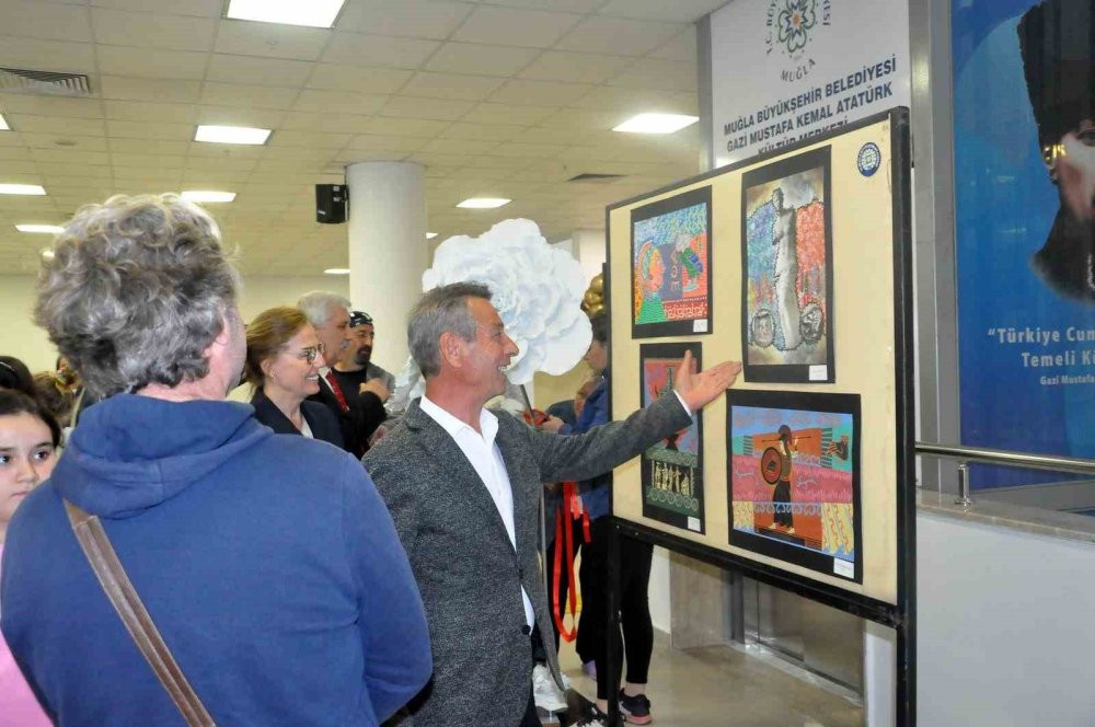 MTK Koleji’nden "genç karyalılar" resim sergisi