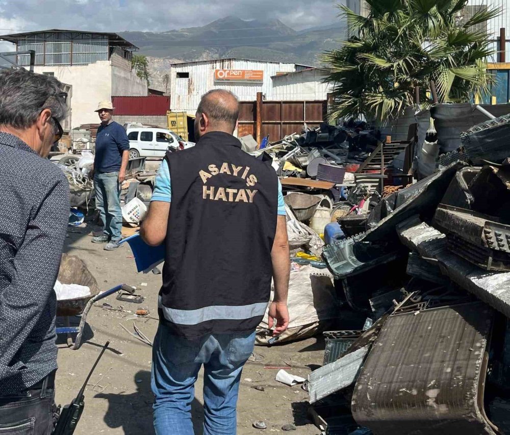 İskenderun’da hurdacılar denetlendi