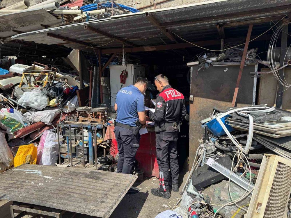 İskenderun’da hurdacılar denetlendi