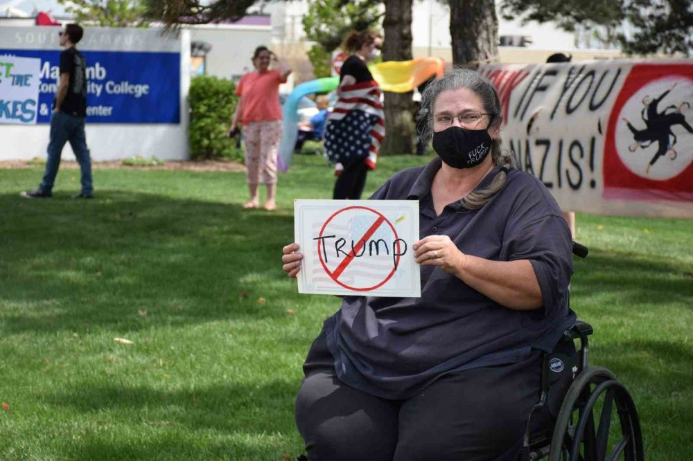 Trump, başkanlığının 100. gününü Michigan’da kutladı