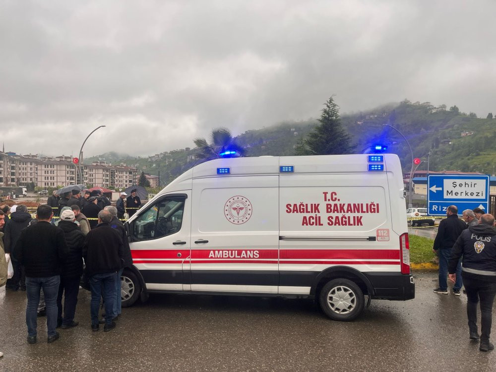 Rize'de feci kaza! Yaşlı adam hayatını kaybetti!