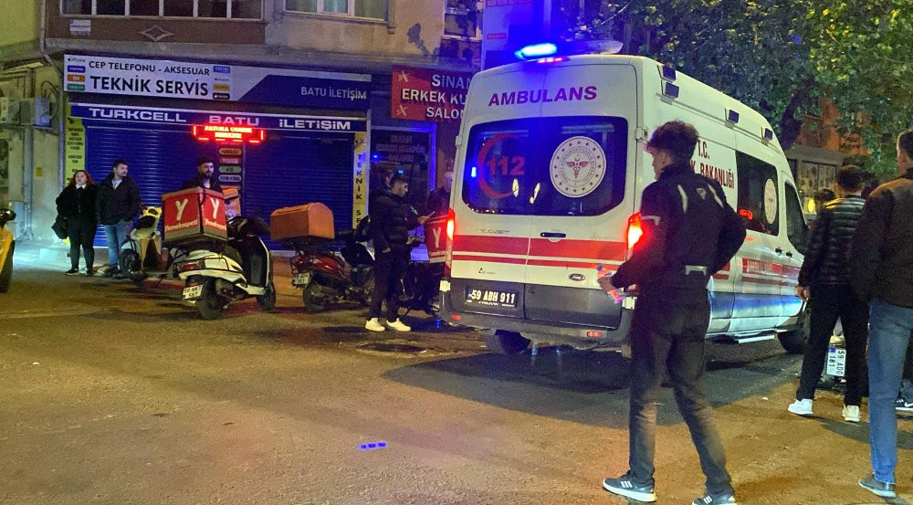 Tekirdağ’da karanlıkta feci kaza: Kuryeler savruldu