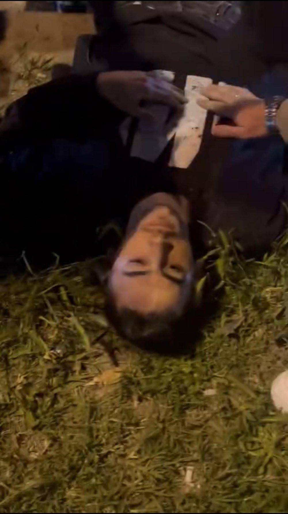 Beşiktaş’ta takla atan araçta can pazarı