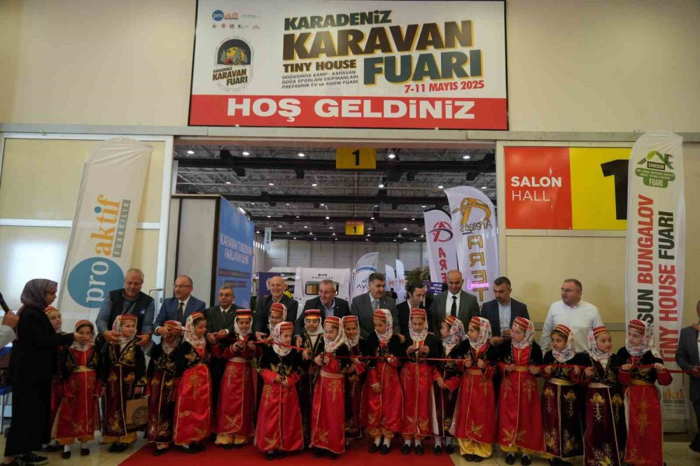 Samsun'da 2. Karadeniz Karavan Fuarı başladı
