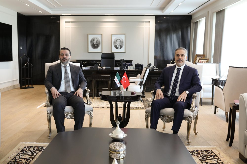 Bakan Fidan, Suriyeli mevkidaşı Şeybani ile görüştü