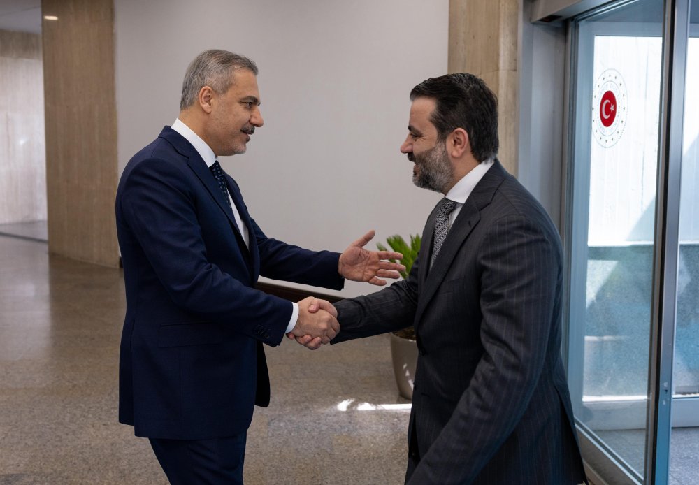 Bakan Fidan, Suriyeli mevkidaşı Şeybani ile görüştü