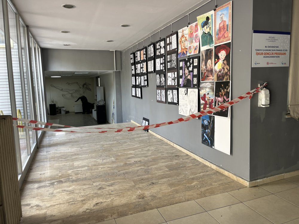 İzmit’te tarihi binada eğitim durduruldu